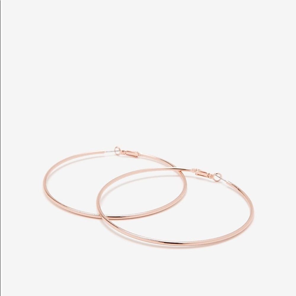 ✨Express Large Metal Hoop Earrings✨ - Picture 2 of 2